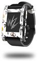 Coconuts Palm Trees and Bananas White - Decal Style Skin fits original Pebble Smart Watch (WATCH SOLD SEPARATELY)