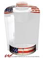 Decal Style Vinyl Skin compatible with Keurig K40 Elite Coffee Makers Painted Faded and Cracked USA American Flag (KEURIG NOT INCLUDED)