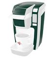 Decal Style Vinyl Skin compatible with Keurig K10 / K15 Mini Plus Coffee Makers Solids Collection Hunter Green (KEURIG NOT INCLUDED)