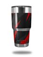 Skin Decal Wrap for Yeti Tumbler Rambler 30 oz Jagged Camo Red (TUMBLER NOT INCLUDED)