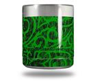 Skin Decal Wrap for Yeti Rambler Lowball - Folder Doodles Green