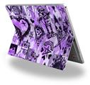 Scene Kid Sketches Purple - Decal Style Vinyl Skin (fits Microsoft Surface Pro 4)