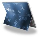 Bokeh Butterflies Blue - Decal Style Vinyl Skin (fits Microsoft Surface Pro 4)