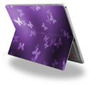 Bokeh Butterflies Purple - Decal Style Vinyl Skin (fits Microsoft Surface Pro 4)