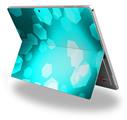 Bokeh Hex Neon Teal - Decal Style Vinyl Skin (fits Microsoft Surface Pro 4)
