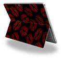 Red And Black Lips - Decal Style Vinyl Skin fits Microsoft Surface Pro 4 (SURFACE NOT INCLUDED)