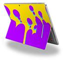 Drip Purple Yellow Teal - Decal Style Vinyl Skin fits Microsoft Surface Pro 4 (SURFACE NOT INCLUDED)
