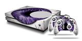 WraptorSkinz Decal Skin Wrap Set works with 2016 and newer XBOX One S Console and 2 Controllers Eyeball Purple