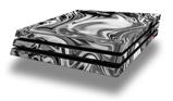 Vinyl Decal Skin Wrap compatible with Sony PlayStation 4 Pro Console Liquid Metal Chrome (PS4 NOT INCLUDED)