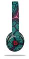 WraptorSkinz Skin Decal Wrap compatible with Beats Solo 2 and Solo 3 Wireless Headphones Linear Cosmos Teal (HEADPHONES NOT INCLUDED)