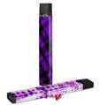 Skin Decal Wrap 2 Pack for Juul Vapes Purple Plaid JUUL NOT INCLUDED