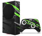 WraptorSkinz Skin Wrap compatible with the 2020 XBOX Series S Console and Controller Baja 0014 Neon Green (XBOX NOT INCLUDED)