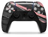 WraptorSkinz Skin Wrap compatible with the Sony PS5 DualSense Controller Baja 0014 Pink (CONTROLLER NOT INCLUDED)