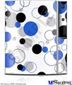 Sony PS3 Skin - Lots of Dots Blue on White