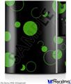 Sony PS3 Skin - Lots of Dots Green on Black
