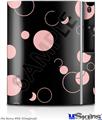 Sony PS3 Skin - Lots of Dots Pink on Black