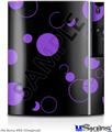 Sony PS3 Skin - Lots of Dots Purple on Black