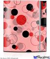 Sony PS3 Skin - Lots of Dots Red on Pink