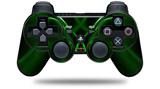 Sony PS3 Controller Decal Style Skin - Abstract 01 Green (CONTROLLER NOT INCLUDED)
