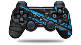 Sony PS3 Controller Decal Style Skin - Baja 0014 Blue Medium (CONTROLLER NOT INCLUDED)