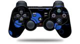 Sony PS3 Controller Decal Style Skin - Lots of Dots Blue on Black (CONTROLLER NOT INCLUDED)