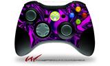 Decal Skin compatible with XBOX 360 Wireless Controller Liquid Metal Chrome Purple (CONTROLLER NOT INCLUDED)