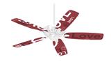 Love and Peace Pink - Ceiling Fan Skin Kit fits most 42 inch fans (FAN and BLADES SOLD SEPARATELY)