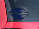 Lips Decal 9x5.5 Solids Collection Navy Blue
