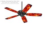 Fire Flower - Ceiling Fan Skin Kit fits most 52 inch fans (FAN and BLADES SOLD SEPARATELY)