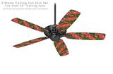 Famingos and Flowers Coral - Ceiling Fan Skin Kit fits most 52 inch fans (FAN and BLADES SOLD SEPARATELY)
