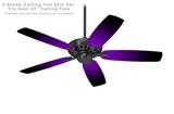 Smooth Fades Purple Black - Ceiling Fan Skin Kit fits most 52 inch fans (FAN and BLADES SOLD SEPARATELY)