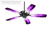 Lightning Purple - Ceiling Fan Skin Kit fits most 52 inch fans (FAN and BLADES SOLD SEPARATELY)