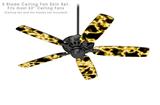 Electrify Yellow - Ceiling Fan Skin Kit fits most 52 inch fans (FAN and BLADES SOLD SEPARATELY)