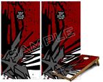Cornhole Game Board Vinyl Skin Wrap Kit - Premium Laminated - Baja 0040 Red Dark fits 24x48 game boards (GAMEBOARDS NOT INCLUDED)