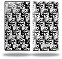 Skull Checker - Decal Style Skin (fits Nokia Lumia 928)