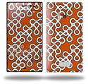 Locknodes 03 Burnt Orange - Decal Style Skin (fits Nokia Lumia 928)