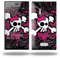 Girly Skull Bones - Decal Style Skin (fits Nokia Lumia 928)