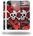 Emo Skull Bones - Decal Style Vinyl Skin (fits Apple Original iPhone 5, NOT the iPhone 5C or 5S)