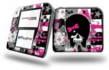 Scene Kid Girl Skull - Decal Style Vinyl Skin fits Nintendo 2DS - 2DS NOT INCLUDED