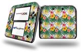 Beach Flowers 02 White - Decal Style Vinyl Skin fits Nintendo 2DS - 2DS NOT INCLUDED