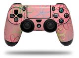 WraptorSkinz Skin compatible with Sony PS4 Dualshock Controller PlayStation 4 Original Slim and Pro Kearas Flowers on Pink (CONTROLLER NOT INCLUDED)