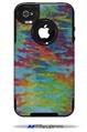 Tie Dye Tiger 100 - Decal Style Vinyl Skin fits Otterbox Commuter iPhone4/4s Case (CASE SOLD SEPARATELY)