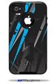 Baja 0014 Blue Medium - Decal Style Vinyl Skin fits Otterbox Commuter iPhone4/4s Case (CASE SOLD SEPARATELY)