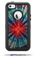 Tie Dye Bulls Eye 100 - Decal Style Vinyl Skin fits Otterbox Defender iPhone 5C Case (CASE SOLD SEPARATELY)