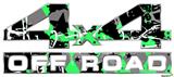 SceneKid Green - 4x4 Decal Bolted 13x5.5 (2 Decal Set)