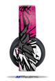 Vinyl Decal Skin Wrap compatible with Original Sony PlayStation 4 Gold Wireless Headphones Baja 0040 Fuchsia Hot Pink (PS4 HEADPHONES  NOT INCLUDED)