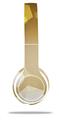 Skin Decal Wrap compatible with Beats Solo 2 WIRED Headphones Bokeh Hex Yellow (HEADPHONES NOT INCLUDED)