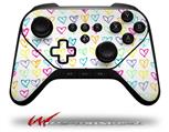 Kearas Hearts White - Decal Style Skin fits original Amazon Fire TV Gaming Controller