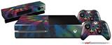 Tie Dye Swirl 105 - Holiday Bundle Decal Style Skin fits XBOX One Console Original, Kinect and 2 Controllers (XBOX SYSTEM NOT INCLUDED)