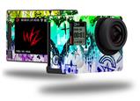 Scene Kid Sketches Rainbow - Decal Style Skin fits GoPro Hero 4 Silver Camera (GOPRO SOLD SEPARATELY)